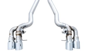 BMW M5 Performance Exhaust - Rear - AWE Tuning - SwitchPath Axle-Back - Chrome Silver - `18-`19 BMW M5 Performance Exhaust - Rear - AWE Tuning - SwitchPath Axle-Back - Chrome Silver - `18-`19